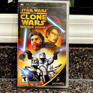PSP Sony Star Wars The Clone Wars Republic Heroes Teen T game